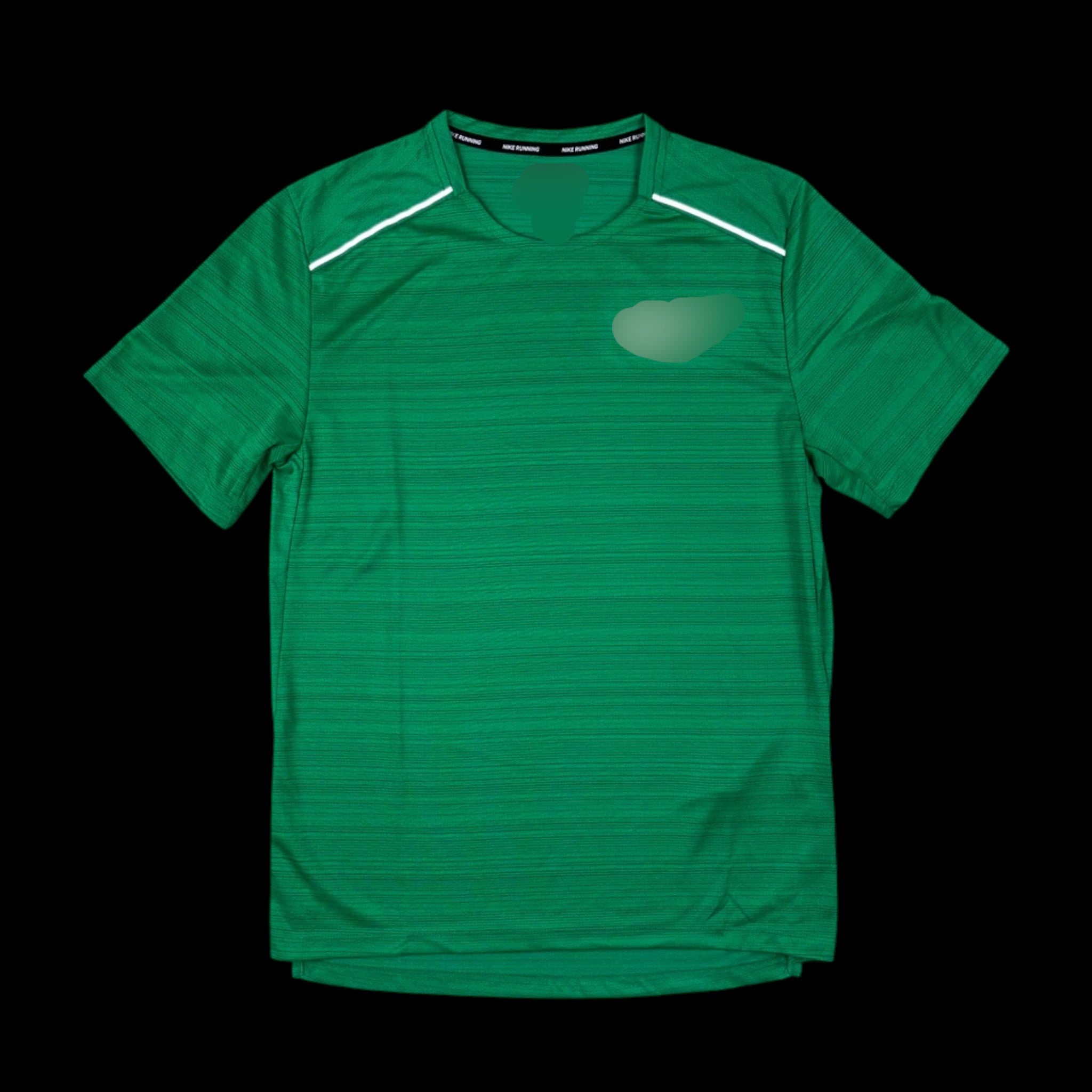 T-shirt running vert claire