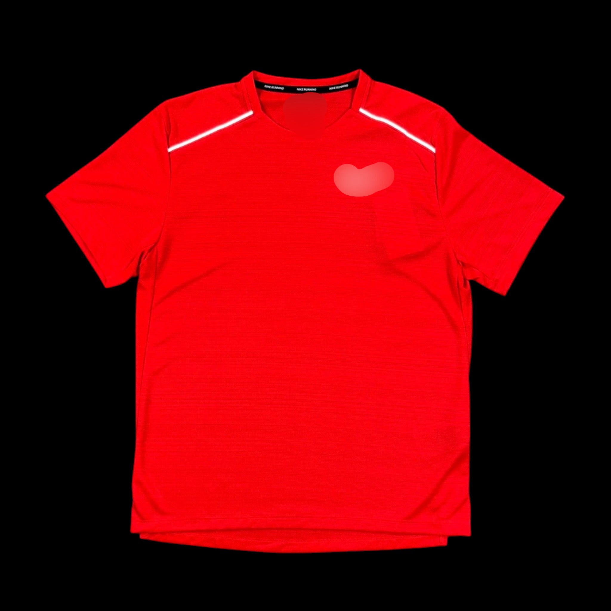 T-shirt running rouge