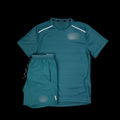 Ensemble running vert foncé