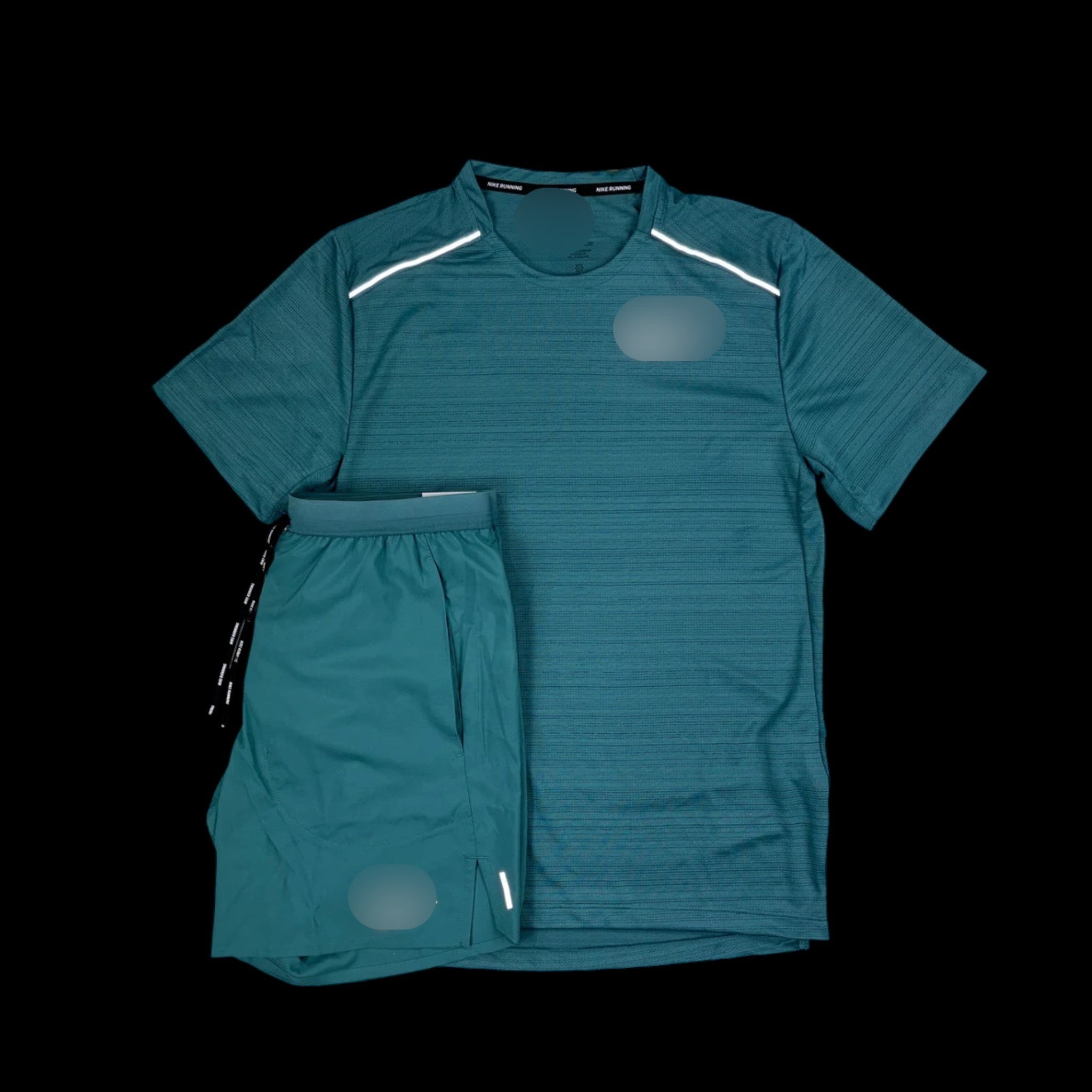 Ensemble running vert foncé